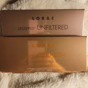 Lorac Unfiltered Brazen & Unzipped Palettes